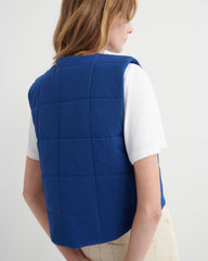 Kowtow Studio Vest - Factory Blue