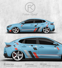 Digitaldruck Foliendekor Tuning Fahrzeug Folien Styling #394