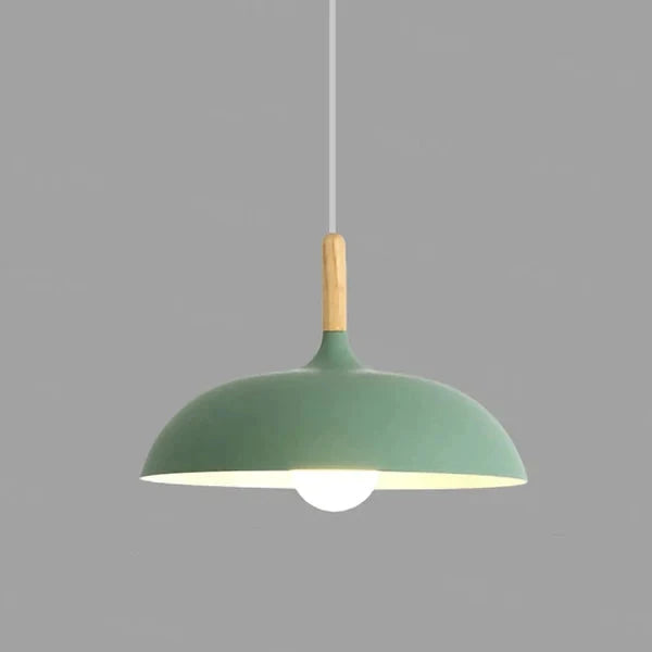 RobleLuz - Lámpara de Techo de Madera Natural Escandinava