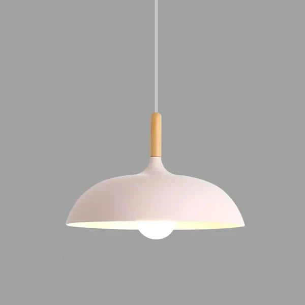 RobleLuz - Lámpara de Techo de Madera Natural Escandinava