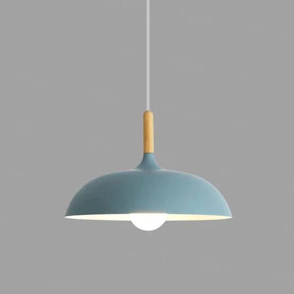 RobleLuz - Lámpara de Techo de Madera Natural Escandinava