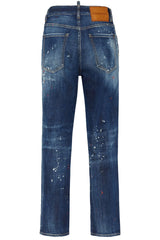 Dsquared2 Damen Medium Easy Wash Boston Jeans Blau BLAU Bild 3