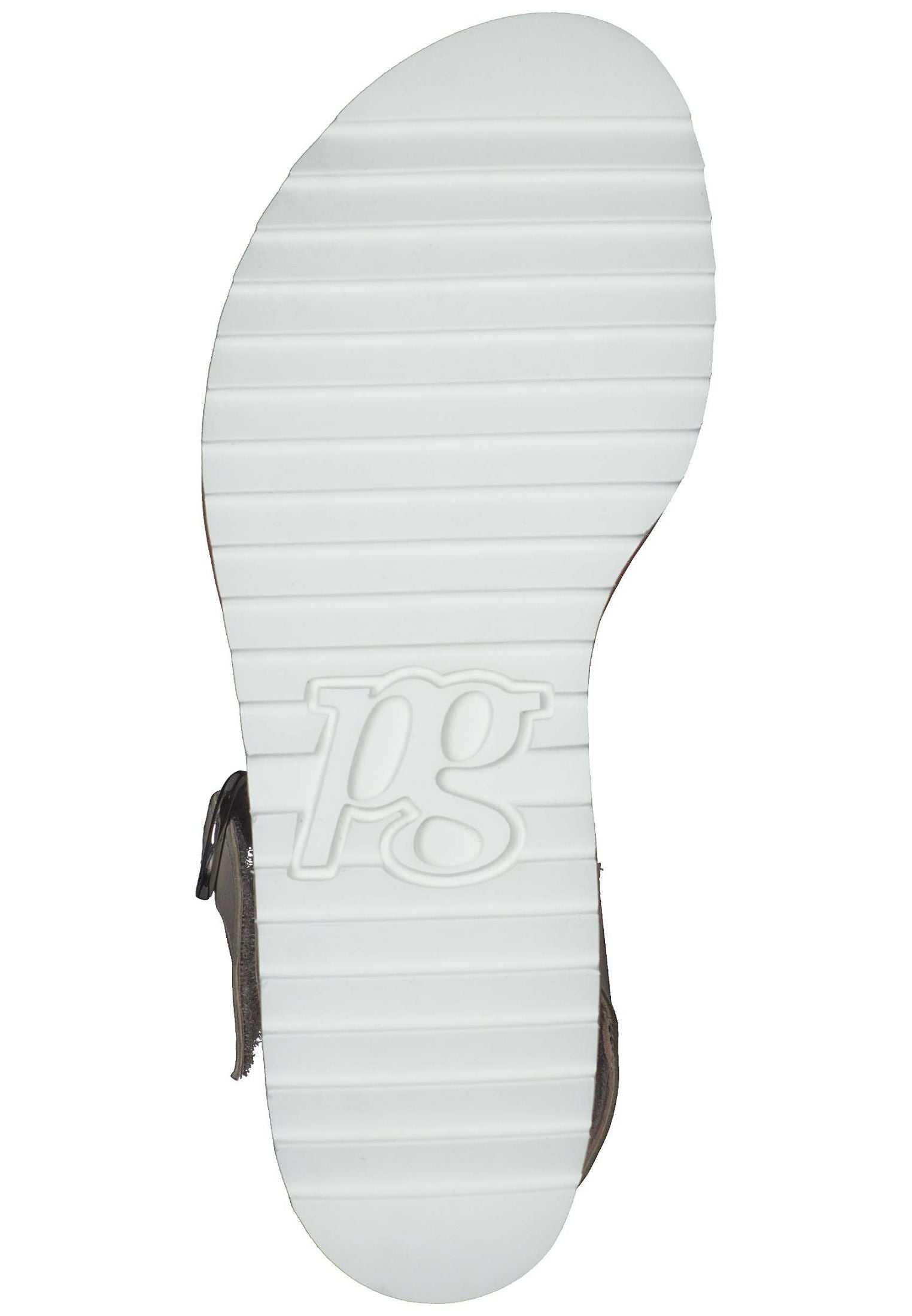 Paul Green Sandalen Glattleder Khaki