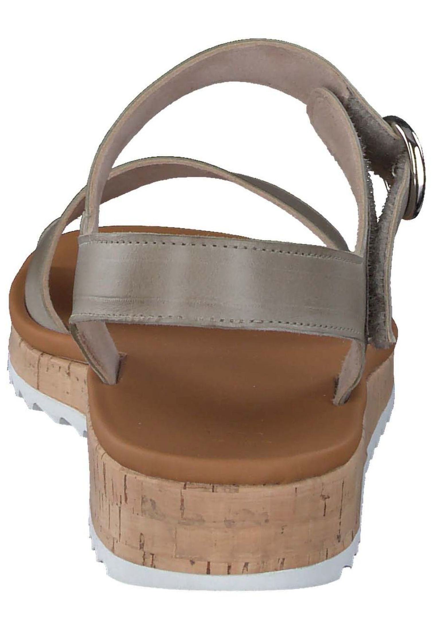 Paul Green Sandalen Glattleder Khaki