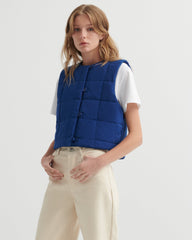 Kowtow Studio Vest - Factory Blue